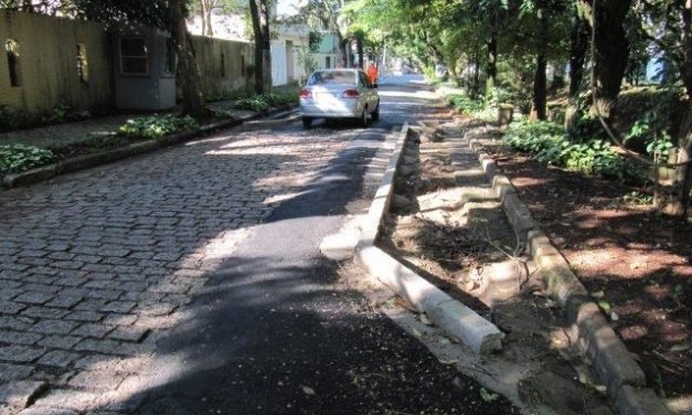 Obra na Avenida das Corujas irrita moradores da vizinhança