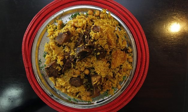 A receita da “paella palestina” do restaurante Maramiah